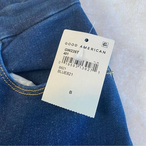 GOOD AMERICAN GOOD WAIST SKINNY JEAN NWT - Picture 8 of 10